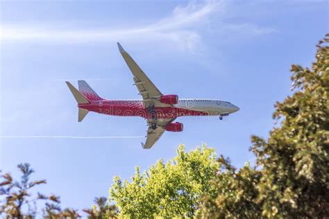 Adler, Russia, April 23, 2021. the Passenger Plane of the Airline ...