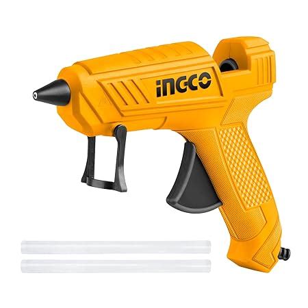 INGCO Glue Gun W W Hot Glue Gun With Pcs Mm Glue Stick Diameter Fast Heating Small