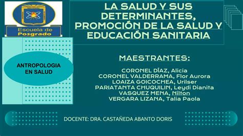 LA SALUD Y SUS DETERMINANTES Pptx