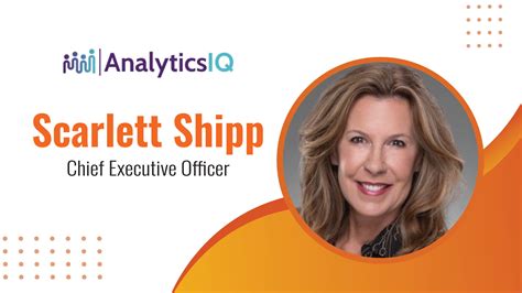 Martech Edge Interview With Scarlett Shipp Chief Executive Officer Analyticsiq Martech Edge