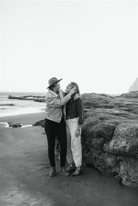 A Same Sex Portrait Session On The Oregon Coast