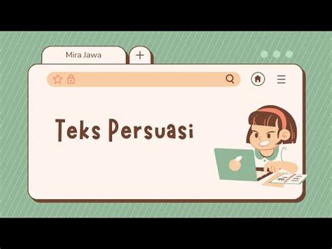 Teks Persuasi Pengertian Ciri Ciri Struktur Jenis Teks Youtube