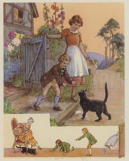Nursery Rhyme Pussy Cat Pussy Cat Stock Image Look And Learn