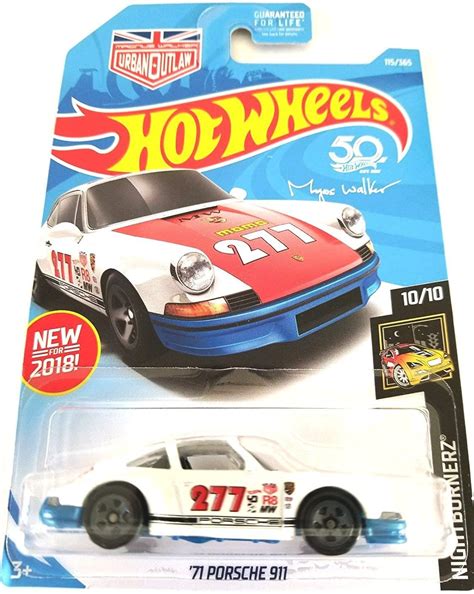 Buy Hot Wheels Th Anniversary Nightburnerz Magnus Walker Porsche White