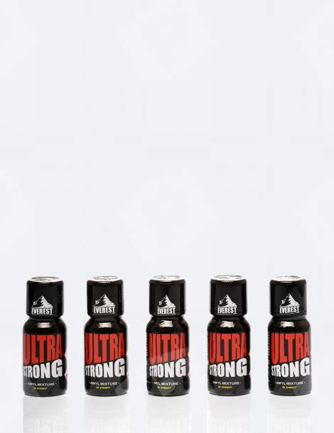 Ultra Strong Poppers 15ml X5 Amyl Powerful Effects For Hot Nights