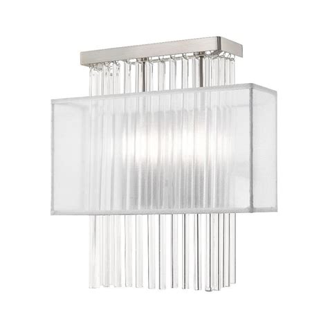 Livex Lighting 41148 91 Alexis 2 Light ADA Wall Sconce In