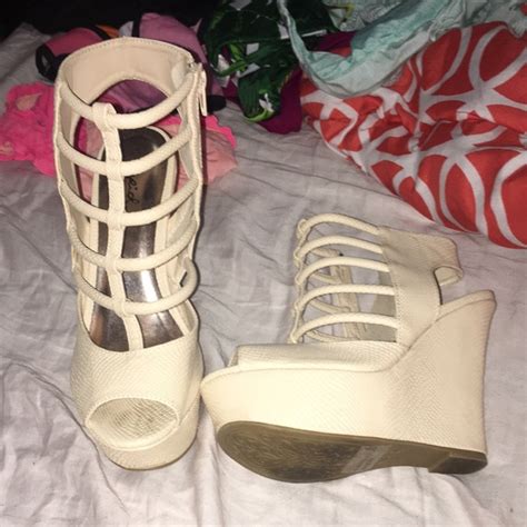 Shoes Nude Wedges Poshmark
