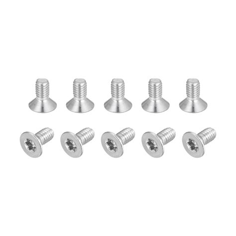 M4x8mm Torx Security Machine Screws 10 Pack 316 Stainless Steel