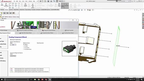 Solidworks Electrical 3d 2018 Electrical Component Wizard Youtube