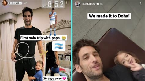 Nico Bolzico Goes On First Solo Trip With Daughter Tili