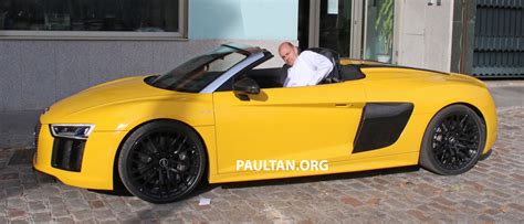 SPYSHOTS Audi R8 Spyder Caught Completely Naked 2016 Audi R8 Spyder