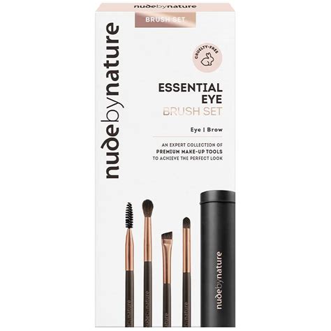 Buy Nude By Nature Essential Eye Brush Set Online At Chemist Warehouse