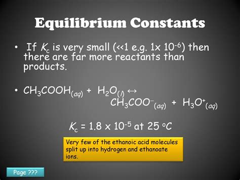 Equilibrium Constants Ppt Download