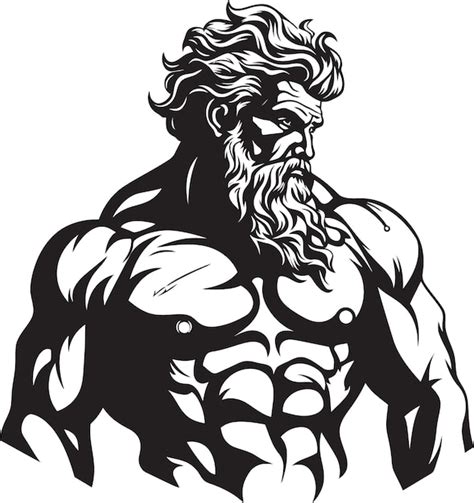 Olympus Peak Vector Logo Design Com O Deus Do Trovão Treinamento De