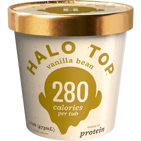 Halo Top Vanilla Bean Frozen Dessert 473ml Woolworths