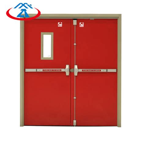 Fire Resistant Door And Commercial Emergency Exit Single Double Fire Rated Door