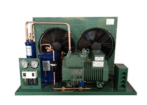 380V 5HP Bitzer Condensing Unit Long Lifespan 2 Fans Semi Hermetic