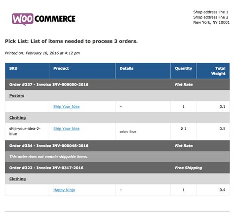 Woocommerce Print Invoices And Packing Lists Gpl V Royal Gpl