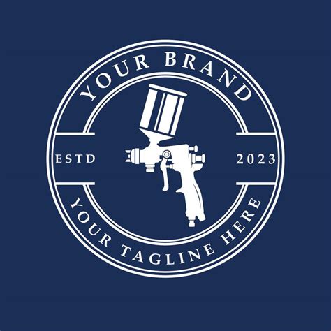 Spray Gun Paint Logo Icon Vector Illustration 36023411 Vector Art At