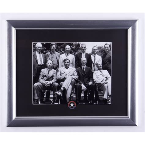 Babe Ruth Ty Cobb The Inaugural Hall Of Fame Class X Custom