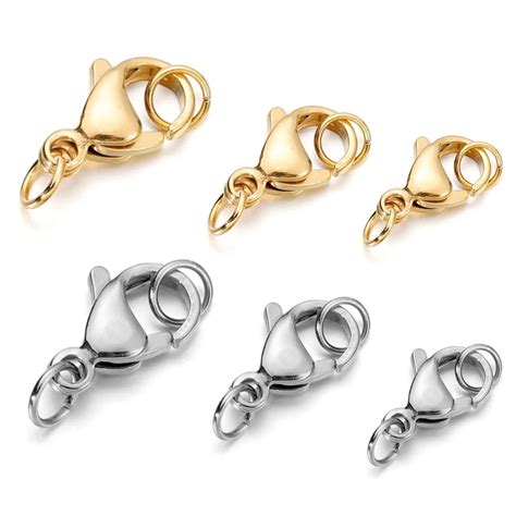 Застежка для браслета из нержавеющей стали, 10-30 шт | AliExpress