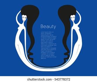 Vector Flat Illustration Flexible Naked Girls Stock Vector Royalty Free 543778372 Shutterstock