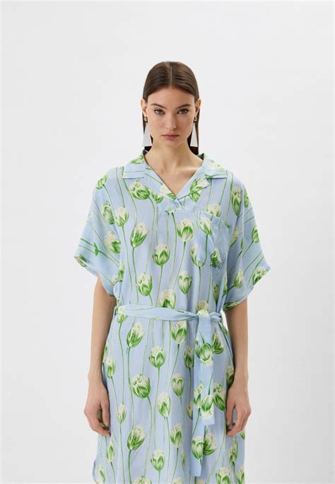 Платье Kenzo, цвет: голубой, RTLABB553201 — купить в интернет-магазине ...
