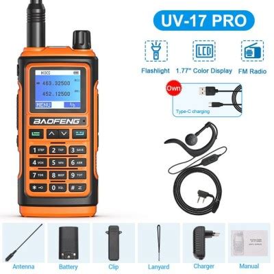 Baofeng UV-17: Tragbares Funkgerät mit 128 Kanälen