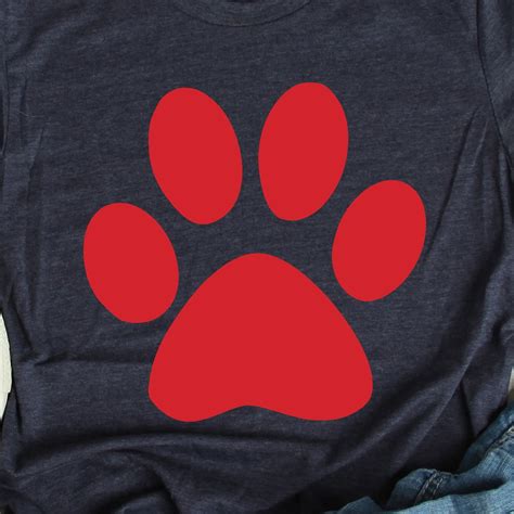 Paw Print Iron On Paw Heat Transfer Paw Print Iron On Decal Tiger