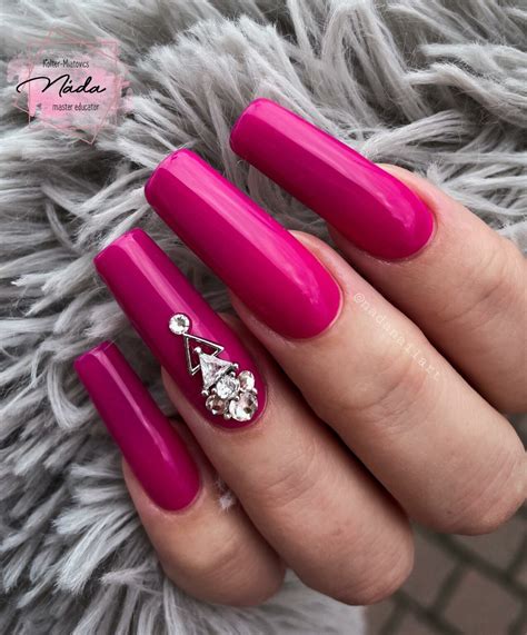 Dark Pink Nails 40 Cute Designs You Need To Try Nail Designs Daily