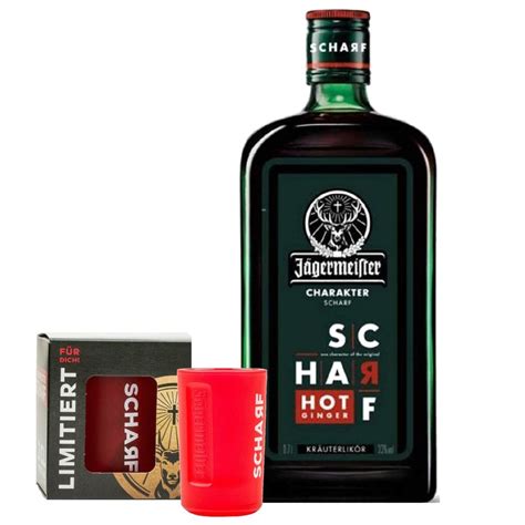 Jagermeister Scharf + kieliszek