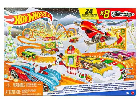 Новорічний календар Hot Wheels Різдвяний Адвент календар Хот Вілс Інтернет магазин товарів з