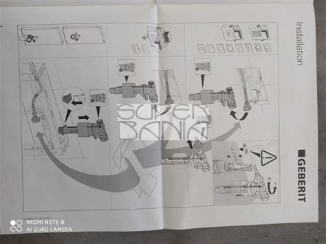 Пълнещ механизъм за тоалетно казанче GEBERIT (Геберит) - най