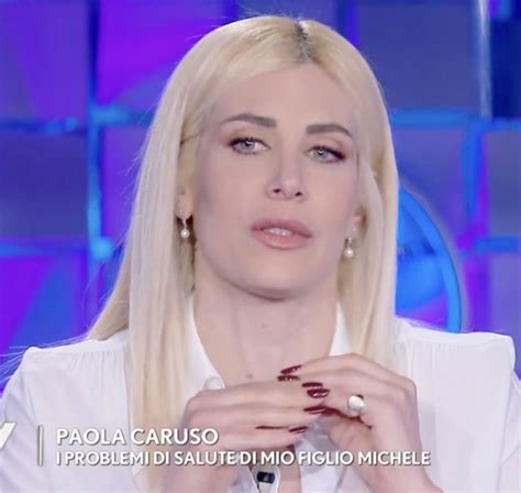 Paola Caruso A Verissimo Rivela La Verit Sul Figlio Michele E Una