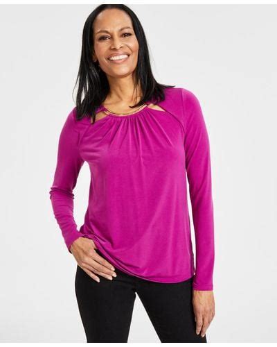 Pink Inc International Concepts Tops For Women Lyst