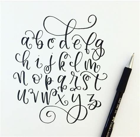 Pin By Sara Whiteted On Handletteren Hand Lettering Alphabet