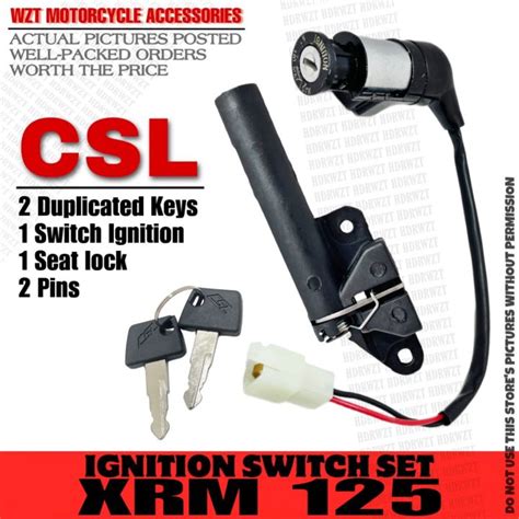 CSL Honda Xrm 125 Xrm125 Anti Theft Ignition Set With Seat Lock