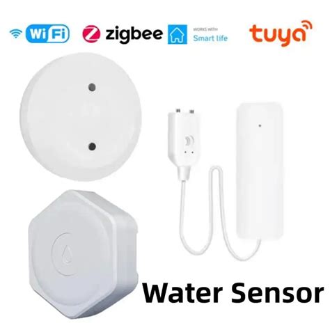 Tuya Zigbee Detector De Vazamento De Gua Sensor De Imers O Wifi