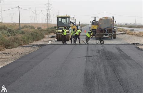 الإعمار تعلن نسبة إنجاز تأهيل ممر الإياب لطريق كوت عمارة وكالة