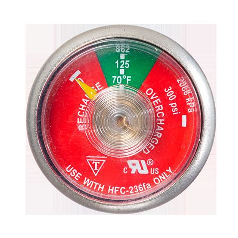 ansul gauge  psi cleanguard fire equipment direct