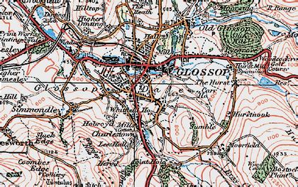 glossop  maps books memories francis frith