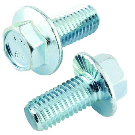 Everbilt M X Mm Zinc Hex Head Metric Serrated Flange Bolt