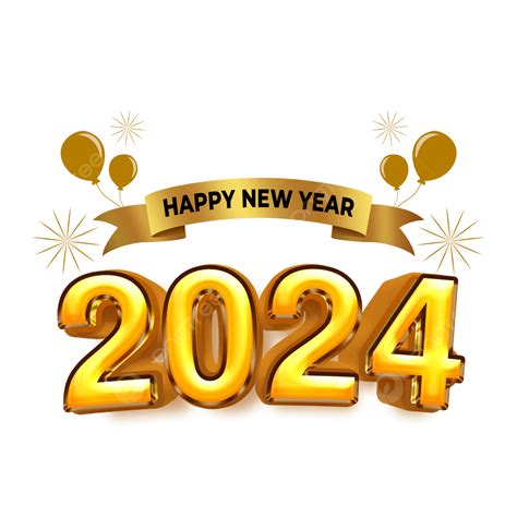 Happy New Year 2024, 2024 Clipart, Happy New Year 2024 Clipart, 2024