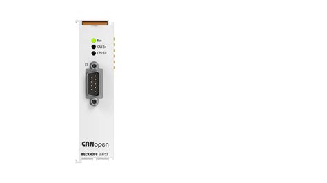 El Ethercat Terminal Channel Communication Interface Canopen