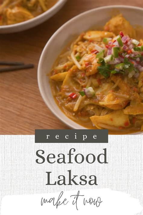 30 Minute Seafood Laksa With Creamy Coconut Milk Easy Recipe Chef