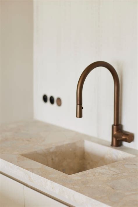 Elegance Pull Out Kitchen Mixer Tap Brushed Gold Artofit