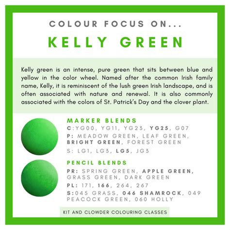 06 Kelly Green | COLOR FOCUS | Color of the week, Color, Kelly green