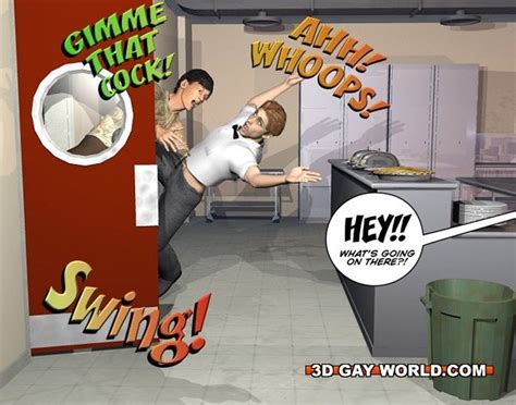 Pleasing Gay Customer D Gay Comics Male Anime Cartoons Hentai Porn Pictures XXX Photos Sex