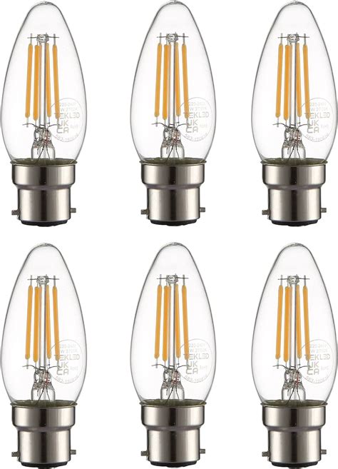 Tekled C Candle Nondimmable Filament Vintage Led Bulbs B Bayonet