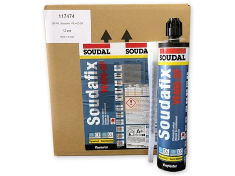 Soudafix VE400-SF клеевой двухкомпонентный морозостойкий хим анкер 280 ...